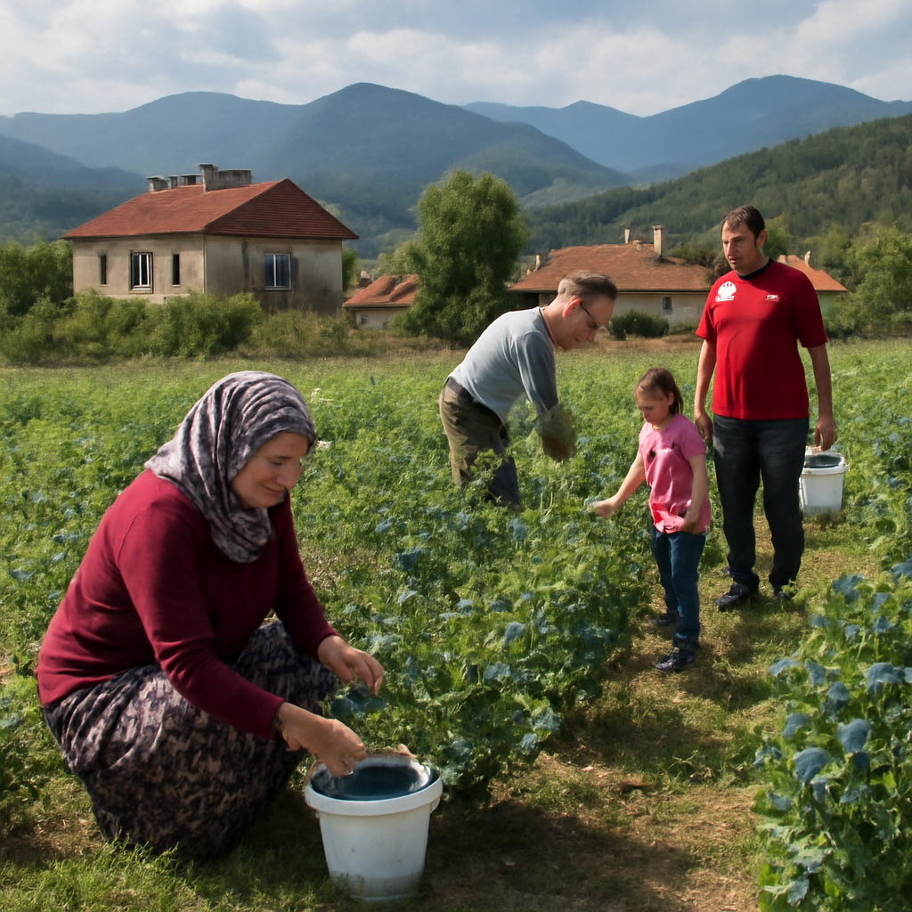 Eflani Köy Çiftliği — bahçeden