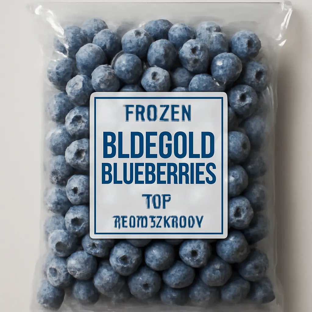 Şok Dondurulmuş Yaban Mersini — Bluegold (İhracat)